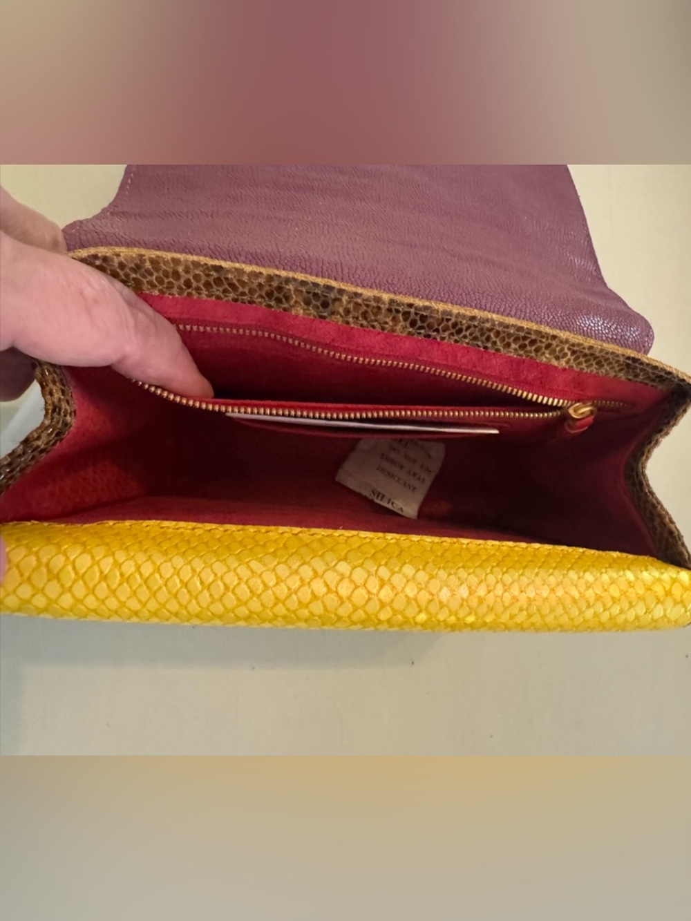 New Hammitt Jeffrey-Mendocino 2 tone/2 handle Purse - Picture 4 of 13